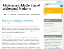 Tablet Screenshot of montrealmadame.com